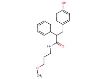3-(4-hydroxyphenyl)-N-(3-methoxypropyl)-2-phenylpropanamide