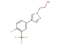 2-{4-[4-fluoro-3-(trifluoromethyl)phenyl]-1H-pyrazol-1-yl}ethanol