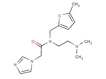 N-[2-(dimethylamino)ethyl]-2-(1H-imidazol-1-yl)-N-[(5-methyl-2-thienyl)methyl]acetamide