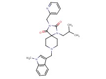 1-isobutyl-8-[(1-methyl-1H-indol-3-yl)methyl]-3-(2-pyridinylmethyl)-1,3,8-triazaspiro[4.5]decane-2,4-dione
