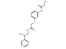 N-(3-{2-oxo-2-[(2-phenylpropyl)amino]ethoxy}phenyl)propanamide