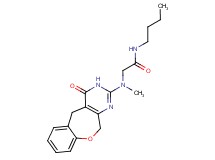 N~1~-butyl-N~2~-methyl-N~2~-(4-oxo-3,4,5,11-tetrahydro[1]benzoxepino[3,4-d]pyrimidin-2-yl)glycinamide