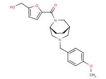 (5-{[(1S*,5R*)-3-(4-methoxybenzyl)-3,6-diazabicyclo[3.2.2]non-6-yl]carbonyl}-2-furyl)methanol