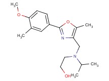 2-(isopropyl{[2-(4-methoxy-3-methylphenyl)-5-methyl-1,3-oxazol-4-yl]methyl}amino)ethanol