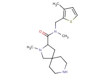 N,2-dimethyl-N-[(3-methyl-2-thienyl)methyl]-2,8-diazaspiro[4.5]decane-3-carboxamide dihydrochloride