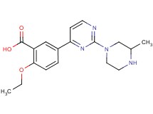 2-ethoxy-5-[2-(3-methyl-1-piperazinyl)-4-pyrimidinyl]benzoic acid dihydrochloride