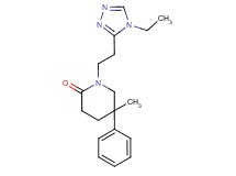1-[2-(4-ethyl-4H-1,2,4-triazol-3-yl)ethyl]-5-methyl-5-phenylpiperidin-2-one