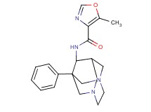 5-methyl-N-(1-phenyl-3,6-diazatricyclo[4.3.1.1~3,8~]undec-9-yl)-1,3-oxazole-4-carboxamide