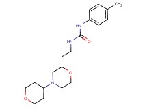 N-(4-methylphenyl)-N'-{2-[4-(tetrahydro-2H-pyran-4-yl)morpholin-2-yl]ethyl}urea
