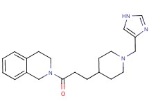 2-{3-[1-(1H-imidazol-4-ylmethyl)piperidin-4-yl]propanoyl}-1,2,3,4-tetrahydroisoquinoline