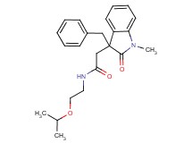 2-(3-benzyl-1-methyl-2-oxo-2,3-dihydro-1H-indol-3-yl)-N-(2-isopropoxyethyl)acetamide