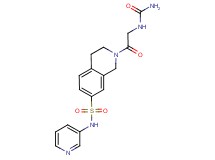 2-[N-(aminocarbonyl)glycyl]-N-pyridin-3-yl-1,2,3,4-tetrahydroisoquinoline-7-sulfonamide