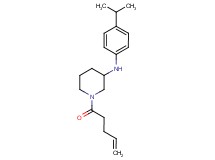 N-(4-isopropylphenyl)-1-(4-pentenoyl)-3-piperidinamine