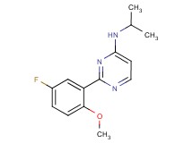 2-(5-fluoro-2-methoxyphenyl)-N-isopropylpyrimidin-4-amine