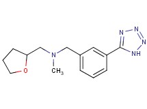 N-methyl-1-(tetrahydro-2-furanyl)-N-[3-(1H-tetrazol-5-yl)benzyl]methanamine trifluoroacetate