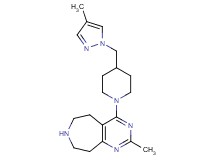 2-methyl-4-{4-[(4-methyl-1H-pyrazol-1-yl)methyl]-1-piperidinyl}-6,7,8,9-tetrahydro-5H-pyrimido[4,5-d]azepine dihydrochloride
