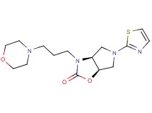 (3aS*,6aR*)-3-(3-morpholin-4-ylpropyl)-5-(1,3-thiazol-2-yl)hexahydro-2H-pyrrolo[3,4-d][1,3]oxazol-2-one