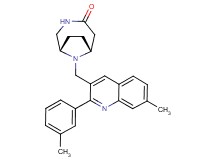 (1S*,6R*)-9-{[7-methyl-2-(3-methylphenyl)-3-quinolinyl]methyl}-3,9-diazabicyclo[4.2.1]nonan-4-one