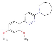 1-[6-(2,4-dimethoxyphenyl)pyridazin-3-yl]azepane