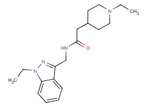 N-[(1-ethyl-1H-indazol-3-yl)methyl]-2-(1-ethyl-4-piperidinyl)acetamide