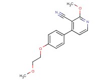 2-methoxy-4-[4-(2-methoxyethoxy)phenyl]nicotinonitrile