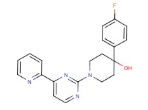4-(4-fluorophenyl)-1-[4-(2-pyridinyl)-2-pyrimidinyl]-4-piperidinol