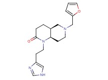 (4aS*,8aR*)-6-(2-furylmethyl)-1-[2-(1H-imidazol-4-yl)ethyl]octahydro-1,6-naphthyridin-2(1H)-one