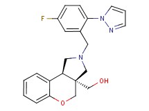 [(3aS*,9bS*)-2-[5-fluoro-2-(1H-pyrazol-1-yl)benzyl]-1,2,3,9b-tetrahydrochromeno[3,4-c]pyrrol-3a(4H)-yl]methanol