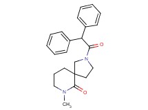 2-(diphenylacetyl)-7-methyl-2,7-diazaspiro[4.5]decan-6-one