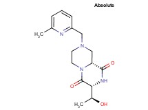 (3R,9aR)-3-[(1S)-1-hydroxyethyl]-8-[(6-methyl-2-pyridinyl)methyl]tetrahydro-2H-pyrazino[1,2-a]pyrazine-1,4(3H,6H)-dione