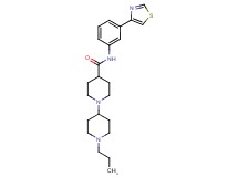 1'-propyl-N-[3-(1,3-thiazol-4-yl)phenyl]-1,4'-bipiperidine-4-carboxamide