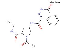 N-{(3S,5S)-1-acetyl-5-[(ethylamino)carbonyl]pyrrolidin-3-yl}-4-oxo-3,4-dihydrophthalazine-1-carboxamide