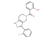 2-{[3-(2-fluorophenyl)-1,4,6,7-tetrahydro-5H-pyrazolo[4,3-c]pyridin-5-yl]carbonyl}phenol