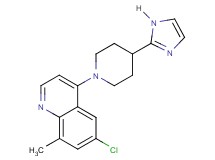 6-chloro-4-[4-(1H-imidazol-2-yl)-1-piperidinyl]-8-methylquinoline