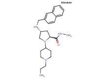 (4R)-N-methyl-4-[(2-naphthylmethyl)amino]-1-(1-propyl-4-piperidinyl)-L-prolinamide