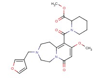 methyl 1-{[3-(3-furylmethyl)-9-methoxy-7-oxo-1,2,3,4,5,7-hexahydropyrido[1,2-d][1,4]diazepin-10-yl]carbonyl}-2-piperidinecarboxylate