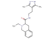 N-[2-(3,5-dimethyl-1H-pyrazol-4-yl)ethyl]-2-ethyl-1,2,3,4-tetrahydroisoquinoline-3-carboxamide