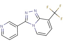 3-(3-pyridinyl)-8-(trifluoromethyl)[1,2,4]triazolo[4,3-a]pyridine