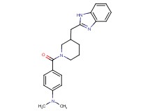 (4-{[3-(1H-benzimidazol-2-ylmethyl)-1-piperidinyl]carbonyl}phenyl)dimethylamine