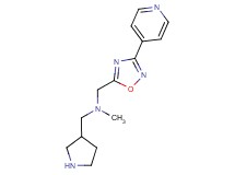 N-methyl-1-[3-(4-pyridinyl)-1,2,4-oxadiazol-5-yl]-N-(3-pyrrolidinylmethyl)methanamine dihydrochloride