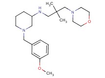 N-[2,2-dimethyl-3-(4-morpholinyl)propyl]-1-(3-methoxybenzyl)-3-piperidinamine