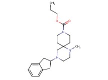 propyl 4-(2,3-dihydro-1H-inden-2-yl)-1-methyl-1,4,9-triazaspiro[5.5]undecane-9-carboxylate