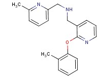 1-[2-(2-methylphenoxy)-3-pyridinyl]-N-[(6-methyl-2-pyridinyl)methyl]methanamine