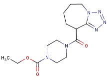 ethyl 4-(6,7,8,9-tetrahydro-5H-tetrazolo[1,5-a]azepin-9-ylcarbonyl)piperazine-1-carboxylate