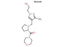 2-(3-methyl-4-{[(2S)-2-(morpholin-4-ylcarbonyl)pyrrolidin-1-yl]methyl}-1H-pyrazol-1-yl)ethanol