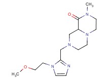 8-{[1-(2-methoxyethyl)-1H-imidazol-2-yl]methyl}-2-methylhexahydro-2H-pyrazino[1,2-a]pyrazin-1(6H)-one