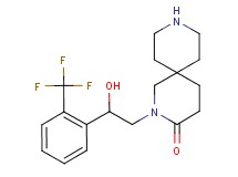 2-{2-hydroxy-2-[2-(trifluoromethyl)phenyl]ethyl}-2,9-diazaspiro[5.5]undecan-3-one