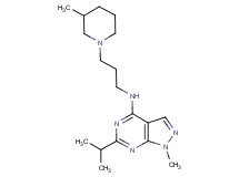 6-isopropyl-1-methyl-N-[3-(3-methyl-1-piperidinyl)propyl]-1H-pyrazolo[3,4-d]pyrimidin-4-amine