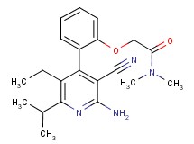 2-[2-(2-amino-3-cyano-5-ethyl-6-isopropylpyridin-4-yl)phenoxy]-N,N-dimethylacetamide