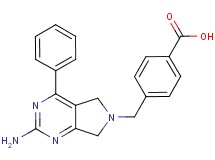 4-[(2-amino-4-phenyl-5,7-dihydro-6H-pyrrolo[3,4-d]pyrimidin-6-yl)methyl]benzoic acid